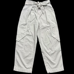 Edwin Pants Womens 26‎ Glacier Harlow Crop Tie Belt Cargo Made USA EW2044RRT